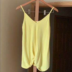 V-Neck Knot Top Tank Cami